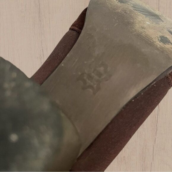 Vintage brown suede Mary Janes square toe heels - Picture 9 of 9